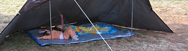 Backyard Camping panorama